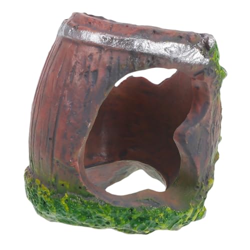 Mikikit Kleine Reptilienversteckhöhle für Terrarien Sicherer Lebensraum für Eidechsen Spinnen und Skorpione mit Optimaler Belüftung und Klarer Sicht für Aquarien von Mikikit