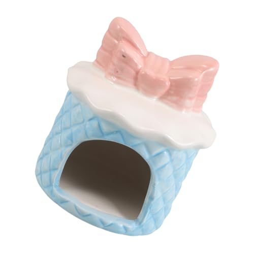Mikikit Kühlunterstand für Kleintiere für Zwerghamster und Blumenmäuse Dekoratives Design im Cartoon Stil Tragbar für Drinnen und Draußen Sorgt für Angenehme Kühle Mikikit Kühlunterstand für Kleintiere für Zwerghamster und Blumenmäuse Dekoratives Design im Cartoon Stil Tragbar für Drinnen und Draußen Sorgt für Angenehme Kühle von Mikikit
