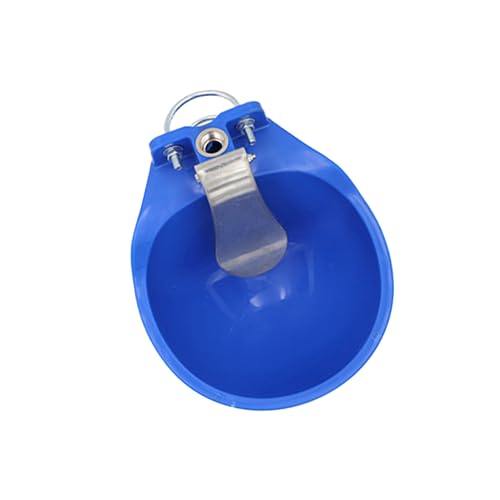 Mikikit Kuh Wassernapf Groß Ziege Trinkwassernapf Für Tiere Trinker Selbst Vieh Trinken Schüssel Trog Tiertränke Bauernhof Wasserschale Bewässerungsanlage Für Den Bauernhof Kuhtränke Blue von Mikikit