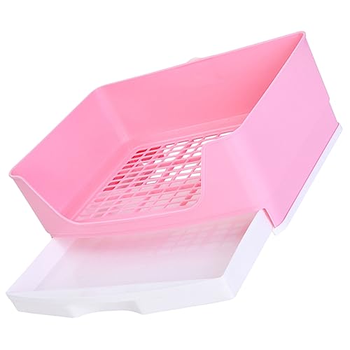 Mikikit Meerschweinchen Toilette für Kleintiere Rechteckige Toilette mit Abnehmbarem Lecksicher Langlebig Reinigen für Hamster und Frettchen Mikikit Meerschweinchen Toilette für Kleintiere Rechteckige Toilette mit Abnehmbarem Lecksicher Langlebig Reinigen für Hamster und Frettchen von Mikikit