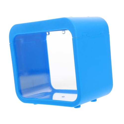 Mikikit Mini Betta Aquarium mit LED Beleuchtung Desktop Fischschale für Kleine Zierfische zu Reinigen Langlebige Konstruktion Schreibtischdekoration Mikikit Mini Betta Aquarium mit LED Beleuchtung Desktop Fischschale für Kleine Zierfische zu Reinigen Langlebige Konstruktion Schreibtischdekoration von Mikikit