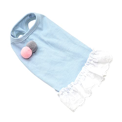 Mikikit Pet-Spitzenrock Hundekleidung Hundeanzug Groß Größe Weste Rockkostüm Für Hund Pet Kleidung Rock Blue Mikikit Pet-Spitzenrock Hundekleidung Hundeanzug Groß Größe Weste Rockkostüm Für Hund Pet Kleidung Rock Blue von Mikikit