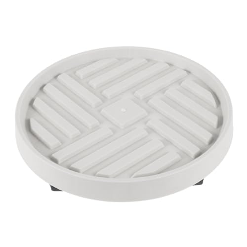 Mikikit Pflanzenschale Blumentopf mit Rädern Pflanzentablett für den Innenbereich mit Rädern Tablett für Topfpflanzen Pflanzenuntersetzer Outdoor-Pflanzentopf-Tablett pp von Mikikit