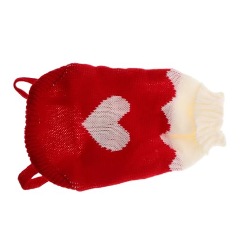 Mikikit Pullover für Katzen mit Design Strickwaren Rollkragenpullover für Winter Süßer Erdbeerherz Pullover für Thanksgiving Verschiedene Mikikit Pullover für Katzen mit Design Strickwaren Rollkragenpullover für Winter Süßer Erdbeerherz Pullover für Thanksgiving Verschiedene von Mikikit