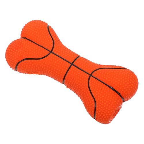 Mikikit Quietschende Latex -hundespielzeug Für Kleine Mittelgroße Hunde Knochen Welpe Kauen Spielzeug Basketball Hunde Kauen Spielzeug Für Welpen Interactive Play Accessoires von Mikikit