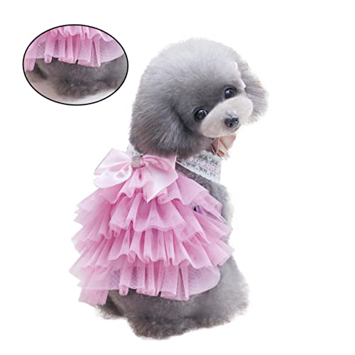 Mikikit Rock Tutu-Kleid für Haustiere Welpe Hunde Halloween Kostüme kleine hundekleidung Geburtstagskleid für Hunde Kleid mit Bowknot für Haustiere Rosa Mikikit Rock Tutu-Kleid für Haustiere Welpe Hunde Halloween Kostüme kleine hundekleidung Geburtstagskleid für Hunde Kleid mit Bowknot für Haustiere Rosa von Mikikit
