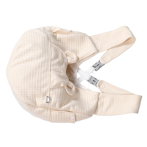 Mikikit Rucksack Für Haustiere Tierrucksack Tragbare Haustasche Katzenwickel Welpentragetasche Hundetragerucksack Für Hunde Tragetasche Für Kleintiere Beige Baumwolle von Mikikit