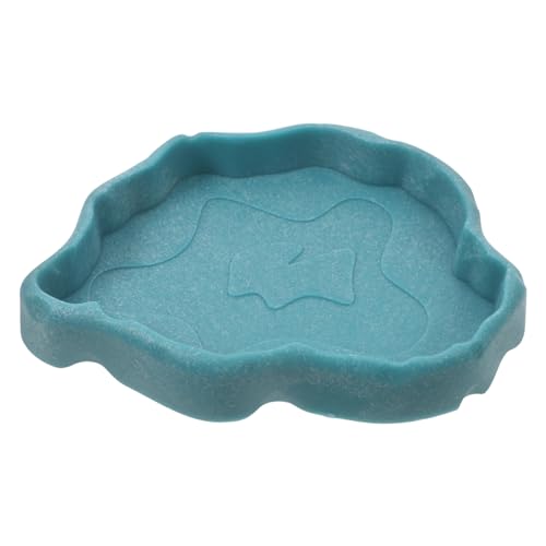Mikikit Schildkröten Wasserschale für Reptilien Langlebig und Bruchsicher mit Splash Kanten für Eidechsen Schlangen und Geckos Kleiner Mikikit Schildkröten Wasserschale für Reptilien Langlebig und Bruchsicher mit Splash Kanten für Eidechsen Schlangen und Geckos Kleiner von Mikikit