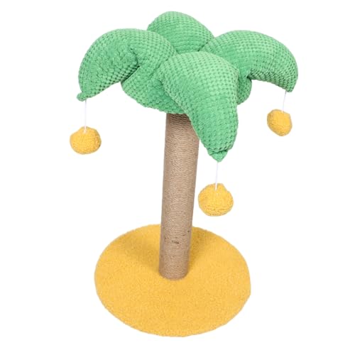 Mikikit Sisal Katzenkratzbaum mit Kokosnussbaum Design und Tragbar für Innenkatzen und Kätzchen Bietet Entspannenden Spaß und Spielmöglichkeiten Mikikit Sisal Katzenkratzbaum mit Kokosnussbaum Design und Tragbar für Innenkatzen und Kätzchen Bietet Entspannenden Spaß und Spielmöglichkeiten von Mikikit