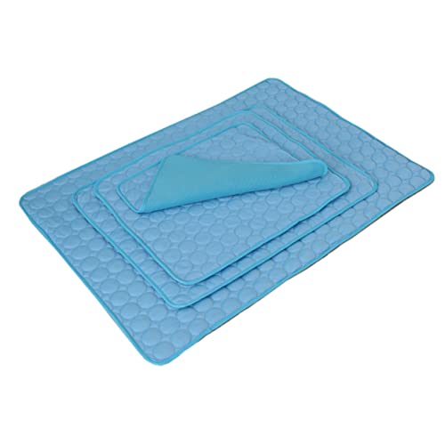 Mikikit Sommer Kühlmatte Hundebett Kistenunterlagen Für Hundekäfige Kühlprodukte Für Hundedecken Für Mittelgroße Welpe Kühlweste Für Haustier Hundespielzeug Blue Mikikit Sommer Kühlmatte Hundebett Kistenunterlagen Für Hundekäfige Kühlprodukte Für Hundedecken Für Mittelgroße Welpe Kühlweste Für Haustier Hundespielzeug Blue von Mikikit