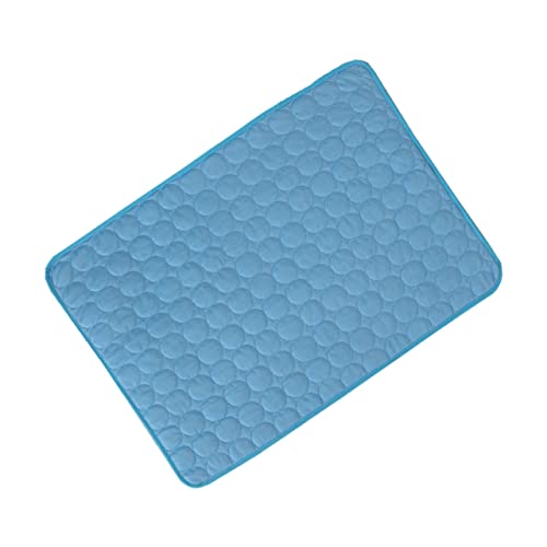 Mikikit Sommer Kühlmatte Waschbare Hundebetten Kühlkissen Für Hunde Welpe Kühlmatte Für Hunde Große Kühlmatte Für Haustiere Waschbare Bettunterlagen Kühlkissen Für Katzen Produkte Sky-Blue von Mikikit
