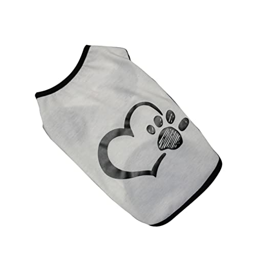 Mikikit Weste Für Haustiere Haustier-Westen-Shirt Haustierweste Hund Hawaiihemd Hunde-Body-Anzug Hundehemd Trachtenhemd Kleine Hundeweste Party-hundetuch Hunde-Cosplay Hündchen Sommer Weiß von Mikikit