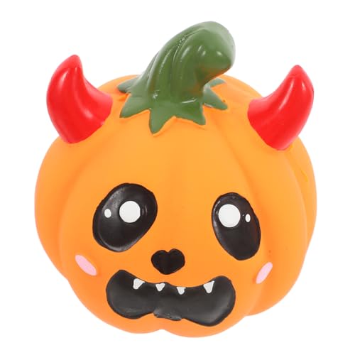 Mikikit Sound- für Haustiere kauspielzeug für welpen Quietschendes Welpenspielzeug Hunde quietschender Ball Hundebälle quietschen Emulsion Orange von Mikikit