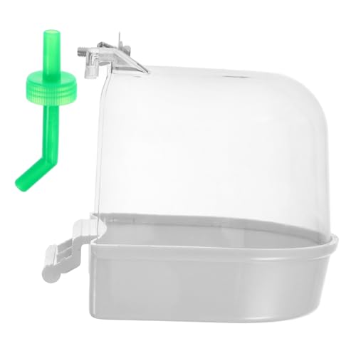 Mikikit Vogelbadewanne Für Käfige Leckfreier Parrot Bath Tub Mit Praktischer Aufhängung Für Wellensittiche Und Nymphensittiche Wiederverwendbar Und Einfach Zu Reinigen Mikikit Vogelbadewanne Für Käfige Leckfreier Parrot Bath Tub Mit Praktischer Aufhängung Für Wellensittiche Und Nymphensittiche Wiederverwendbar Und Einfach Zu Reinigen von Mikikit