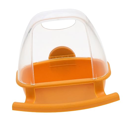 Mikikit Vogelfutterbehälter Für Papageien Wasserdichter Transparenter Futterspender Aus Hochwertigem Für Garten Und Langlebig Reinigen von Mikikit