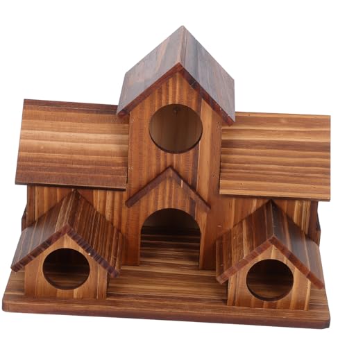Mikikit Vogelnest-Ornamente aus Holz Papageienbrutnest Vogel Stehen intelligenter Vogelhäuschen Sittich Nest Vogelhütte Vogelhäuschen für Wildvögel hölzern Coffee Mikikit Vogelnest-Ornamente aus Holz Papageienbrutnest Vogel Stehen intelligenter Vogelhäuschen Sittich Nest Vogelhütte Vogelhäuschen für Wildvögel hölzern Coffee von Mikikit