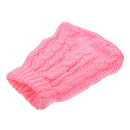 Mikikit Warmer Hundepullover mit Elastischem Rollkragen Weicher Strickpullover für Kleine Hunde Geeignet für Winter Alltag und Fotoshootings Modisches Haustierkleidungsstück in Rosa Mikikit Warmer Hundepullover mit Elastischem Rollkragen Weicher Strickpullover für Kleine Hunde Geeignet für Winter Alltag und Fotoshootings Modisches Haustierkleidungsstück in Rosa von Mikikit