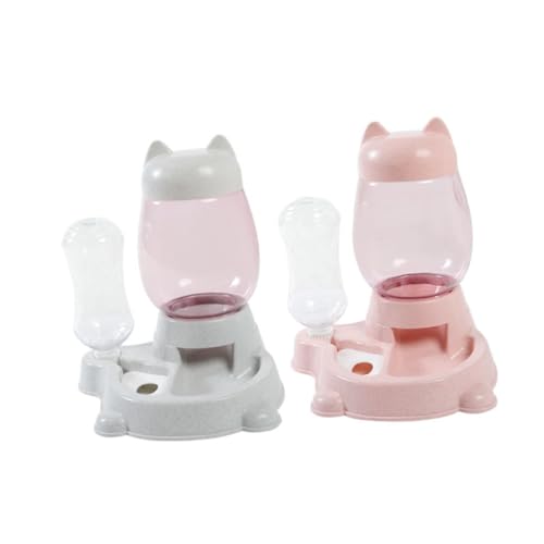 Mikikit Wasserspender Für Katzen Wasserspender Für Hunde Futterautomat Für Haustiere Wasserspender Für Haustiere Grey von Mikikit