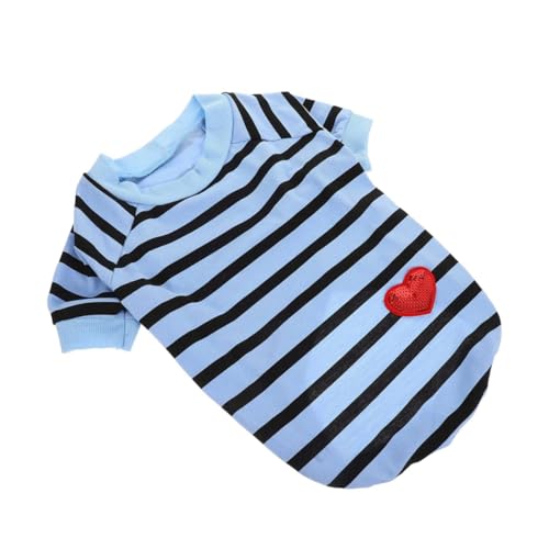 Mikikit Welpenhemden Hemd für Hund Abdeckung Hund cool Hundeshirt Atmungsaktive Hundehemden Hunde-Sommer-Sweatshirt Welpen -Sweatshirt Welpen-T-Shirt Baumwolle Blue Mikikit Welpenhemden Hemd für Hund Abdeckung Hund cool Hundeshirt Atmungsaktive Hundehemden Hunde-Sommer-Sweatshirt Welpen -Sweatshirt Welpen-T-Shirt Baumwolle Blue von Mikikit