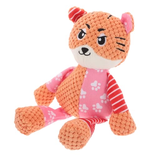 Mikikit Welpenkauenspielzeug Für Zahnen Und Training Tigerförmiger, Quietschendes Plüschhundspielzeug Für Hunde Interaktives Haustierspielzeug Mikikit Welpenkauenspielzeug Für Zahnen Und Training Tigerförmiger, Quietschendes Plüschhundspielzeug Für Hunde Interaktives Haustierspielzeug von Mikikit