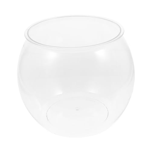 Mikikit Transparentes Kunststoff-fischglas Kleines Fischbecken Für Schreibtisch Tisch-fischglas Fischglas-dekor Tragbares Fischbecken Für Hause Büro-fischbecken von Mikikit