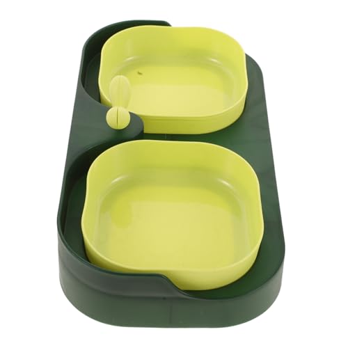 Mikikit einfacher Hundenapf Behälter für Hundefutter Haustiernapf aus Kunststoff Welpennäpfe für zu Hause Hund wassernapf Indoor Hundenapf Heimtierbedarf pp Green Mikikit einfacher Hundenapf Behälter für Hundefutter Haustiernapf aus Kunststoff Welpennäpfe für zu Hause Hund wassernapf Indoor Hundenapf Heimtierbedarf pp Green von Mikikit