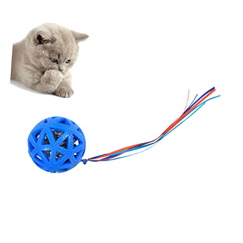 Mikikit für Haustiere cat Activity Katzen Katzeninteraktion Katzenspiel Interaktives Katzenballspielzeug groß Ballspielzeug für Katzen Katzen-Sound-Papierball- von Mikikit