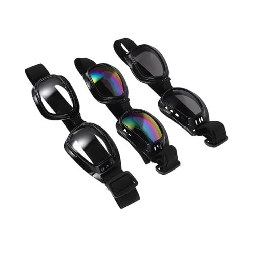 3-teilige Große Hundebrille: Sonnenschutz-Sonnenbrille Für Hunde, Winddicht, Wasserdicht, Haustierbrille Mit Verstellbarem Riemen Zum Motorradfahren 3-teilige Große Hundebrille: Sonnenschutz-Sonnenbrille Für Hunde, Winddicht, Wasserdicht, Haustierbrille Mit Verstellbarem Riemen Zum Motorradfahren von Mikinona