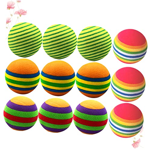Mikinona 12 Stück Eva Bälle für Katzen Bunte Spielbälle Leichtes Langlebiges Trainingsspielzeug für Haustiere Indoor Übungen Kreatives Design Mikinona 12 Stück Eva Bälle für Katzen Bunte Spielbälle Leichtes Langlebiges Trainingsspielzeug für Haustiere Indoor Übungen Kreatives Design von Mikinona