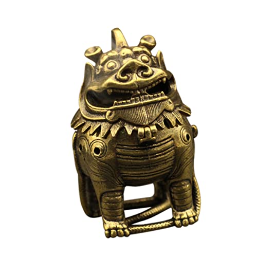Mikinona Vintage Kupfer Weihrauch Ornament Schreibtisch Hause Auto Decor Chinesischen Auspicious Tier Mikinona Vintage Kupfer Weihrauch Ornament Schreibtisch Hause Auto Decor Chinesischen Auspicious Tier von Mikinona