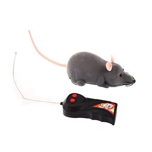 Elektronische Steuerung, bezaubernde hellgraue Maus zum Spielen mit dem Haustier von Mikiso