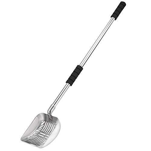 Metall-Streuschaufel mit Schaufel und langem , abnehmbarer , antihaftbeschichtet, mit Schaumstoff gepolstertem , kein Biegen Metall-Streuschaufel mit Schaufel und langem , abnehmbarer , antihaftbeschichtet, mit Schaumstoff gepolstertem , kein Biegen von Mikiso