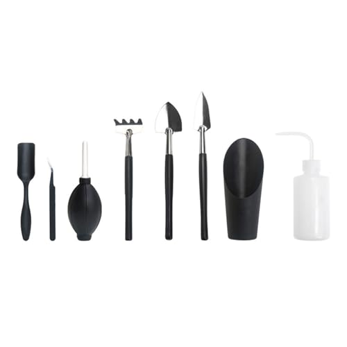 Gartengeräte Set,8 Stück Gartenwerkzeug Set,Sukkulenten Garten Werkzeug Set, Mini Garten Werkzeuge,Bonsai Werkzeug Set,für Umtopf, Sukkulenten, Sämling,Zimmerpflanzen Gartengeräte Set,8 Stück Gartenwerkzeug Set,Sukkulenten Garten Werkzeug Set, Mini Garten Werkzeuge,Bonsai Werkzeug Set,für Umtopf, Sukkulenten, Sämling,Zimmerpflanzen von Mikiuly