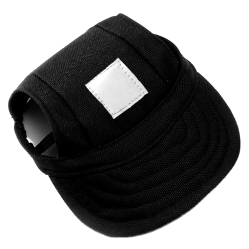 Hunde Baseball Cap, Haustier Baseball Mütze, Haustier Baseball Outdoor Cap, Haustier Visor Caps, Hund Sport Hüte, mit Ohrlöchern und Verstellbarem Kinnriemen, für Hunde Haustiere Welpen, Schwarz, S Hunde Baseball Cap, Haustier Baseball Mütze, Haustier Baseball Outdoor Cap, Haustier Visor Caps, Hund Sport Hüte, mit Ohrlöchern und Verstellbarem Kinnriemen, für Hunde Haustiere Welpen, Schwarz, S von Mikiuly