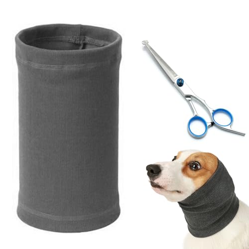 Hunde-Schlauchschal für Den Hals und Ohrenwärmer für Hunde,Beruhigende Ohrenschützer,Ohrenschützer für Hunde,Snood für Hunde,zum Baden und Pflegen Hunde-Schlauchschal für Den Hals und Ohrenwärmer für Hunde,Beruhigende Ohrenschützer,Ohrenschützer für Hunde,Snood für Hunde,zum Baden und Pflegen von Mikiuly