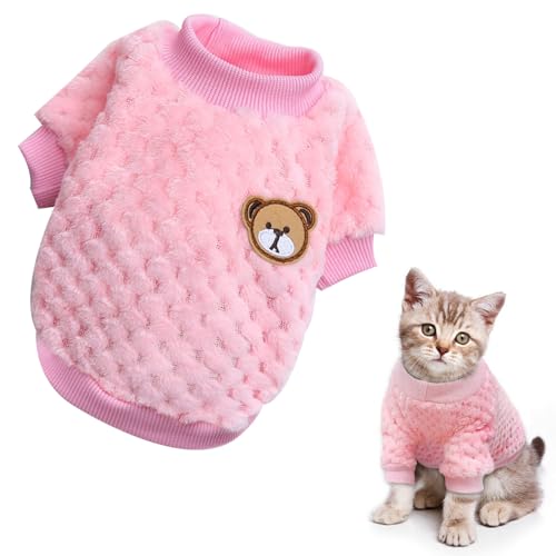 Hundepullover, Haustier Plüsch Pullover, Hundekleidung, Hunde Warme Wintermäntel, Hundepullover Weiche Verdickung Warm Welpe Haustier Kostüm Winter Welpenpullover für Hunde Katzen, L, Rosa Hundepullover, Haustier Plüsch Pullover, Hundekleidung, Hunde Warme Wintermäntel, Hundepullover Weiche Verdickung Warm Welpe Haustier Kostüm Winter Welpenpullover für Hunde Katzen, L, Rosa von Mikiuly