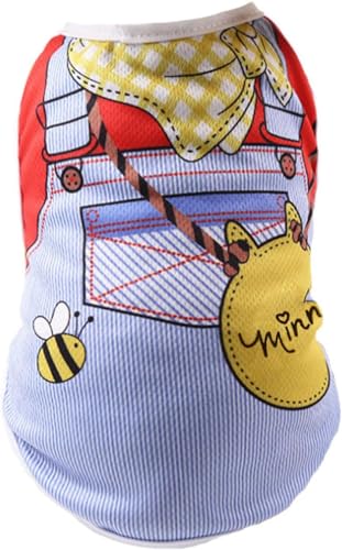 Hundeshirt für kleine Hunde und Katzen, Sommer-Shirts, Sommer-Hunde-Shirts, Haustier-T-Shirt, Sommer, coole Weste, Hundewelpen, Netzweste, weich, atmungsaktiv, Chihuahua-Kleidung für Hunde, Mädchen Hundeshirt für kleine Hunde und Katzen, Sommer-Shirts, Sommer-Hunde-Shirts, Haustier-T-Shirt, Sommer, coole Weste, Hundewelpen, Netzweste, weich, atmungsaktiv, Chihuahua-Kleidung für Hunde, Mädchen von Mikiuly