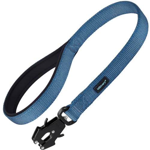Mikivery Kurze Hundeleine mit bequemem, gepolstertem Griff, robuster Clip für Training, Spaziergänge, Outdoor, geeignet für mittelgroße und große Hunde Mikivery Kurze Hundeleine mit bequemem, gepolstertem Griff, robuster Clip für Training, Spaziergänge, Outdoor, geeignet für mittelgroße und große Hunde von Mikivery