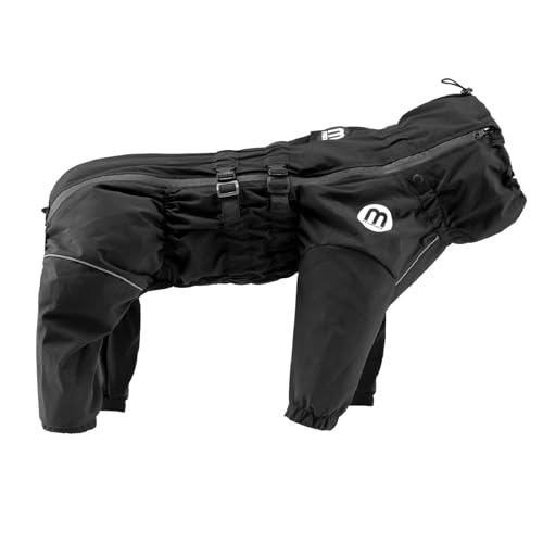Mikki Doodles Hunde-Regenmantel, wasserdicht, Winddicht, seidiges Futter, weniger Reibung bedeutet weniger Knoten und Verfilzungen, Größe XL, Schwarz Mikki Doodles Hunde-Regenmantel, wasserdicht, Winddicht, seidiges Futter, weniger Reibung bedeutet weniger Knoten und Verfilzungen, Größe XL, Schwarz von Mikki