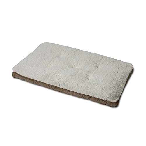 Mikki Matratzenkissen für Hunde, Katzen, Welpen, Sherpa-Fleece, warm, beruhigend, Größe L, cremefarben/Braun Mikki Matratzenkissen für Hunde, Katzen, Welpen, Sherpa-Fleece, warm, beruhigend, Größe L, cremefarben/Braun von Mikki