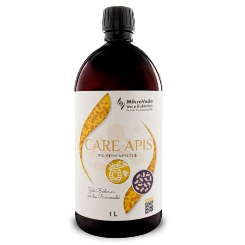Mikroveda Care APIS Bio Bienenbeutenpflege 1 Liter, Mikroorganismen fermentierter Kräuterextrakt, natürliche Pflege für das Bienenvolk von Mikroveda