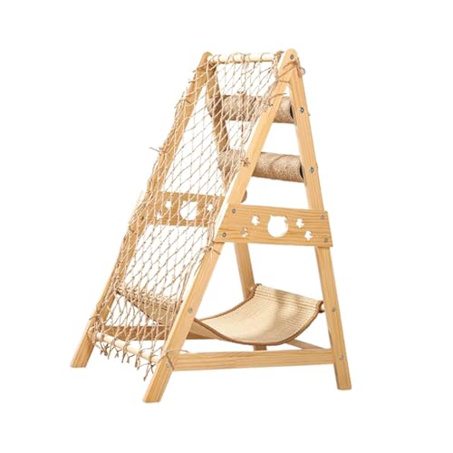 Milageto Katzenbaum, Klettergerüst, Schleifklauen, Spielhaus, Möbelschutz, stabiles Bett, Kätzchenhütte, Katzennest, Kratzbaum, Stil c Milageto Katzenbaum, Klettergerüst, Schleifklauen, Spielhaus, Möbelschutz, stabiles Bett, Kätzchenhütte, Katzennest, Kratzbaum, Stil c von Milageto