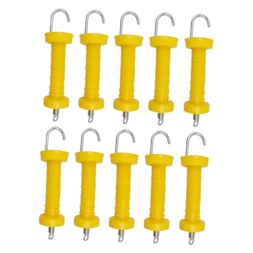 Milageto 10x Electric Zaun Gate Griff Isolatoren Schwerleistungsstuf von Milageto