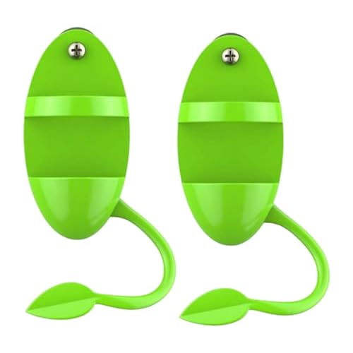 Milageto 2 Stück Sepiaschale Halter Grün Geschenke Zubehör Haustier Vogelfutterhalter Futterständer für Sittiche Wellensittiche von Milageto