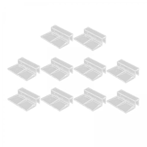 Milageto 2X 10Pcs Aquarium Bildschirm Clip Mesh Clamp Tragbare Jump Schutz Aquarium Ausbruchsichere Net Befestigungs Clips Glas Halter Clip von Milageto