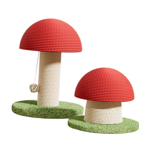 Milageto 2pcs Katzenkratzpfosten Kratzer Säulen Pilze geformte Katzenkratzer -Haustierspielzeug zum Schutz Ihrer Möbel im Freien Schleifklaue Milageto 2pcs Katzenkratzpfosten Kratzer Säulen Pilze geformte Katzenkratzer -Haustierspielzeug zum Schutz Ihrer Möbel im Freien Schleifklaue von Milageto