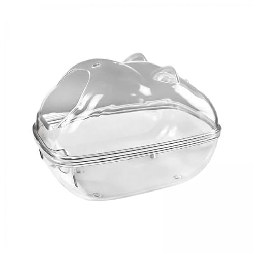 Milageto 5X Hamster Sandbad Toilette, Hamster Sandbad Behälter, Haustier Badezimmer, Transparentes Kleintier Badehaus, Badewanne für Mäuse, Eichhörnchen, Igel Milageto 5X Hamster Sandbad Toilette, Hamster Sandbad Behälter, Haustier Badezimmer, Transparentes Kleintier Badehaus, Badewanne für Mäuse, Eichhörnchen, Igel von Milageto