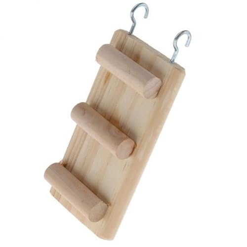 Milageto 5X Holz Leiter Vogel Wellensittich Nagetier Hamster Maus Gerbil Käfig Spielzeug 12cm Milageto 5X Holz Leiter Vogel Wellensittich Nagetier Hamster Maus Gerbil Käfig Spielzeug 12cm von Milageto