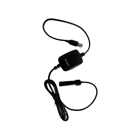 Milageto Aquarium Heizer Als Mini Heizstab Und Tauchheizer für Fischbecken 10W mit USB Anschluss Und Einstellbarer Temperatur für Süßwasser Und Salzwasser Nano, Englisch Celsius von Milageto