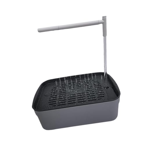 Milageto Automatische Vogelbadewanne, Sittichbad, USB, elektrischer Vogelduschbrunnen für den Innenbereich, zirkulierendes Wasser für mittelgroße Vögel, Schwarz, L Milageto Automatische Vogelbadewanne, Sittichbad, USB, elektrischer Vogelduschbrunnen für den Innenbereich, zirkulierendes Wasser für mittelgroße Vögel, Schwarz, L von Milageto